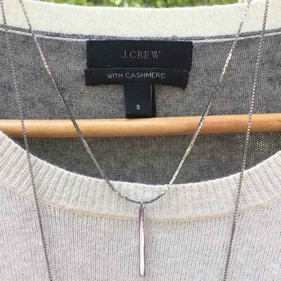 đź’• J. Crew patterned sweater w/ cashmere - Picture 2 of 3